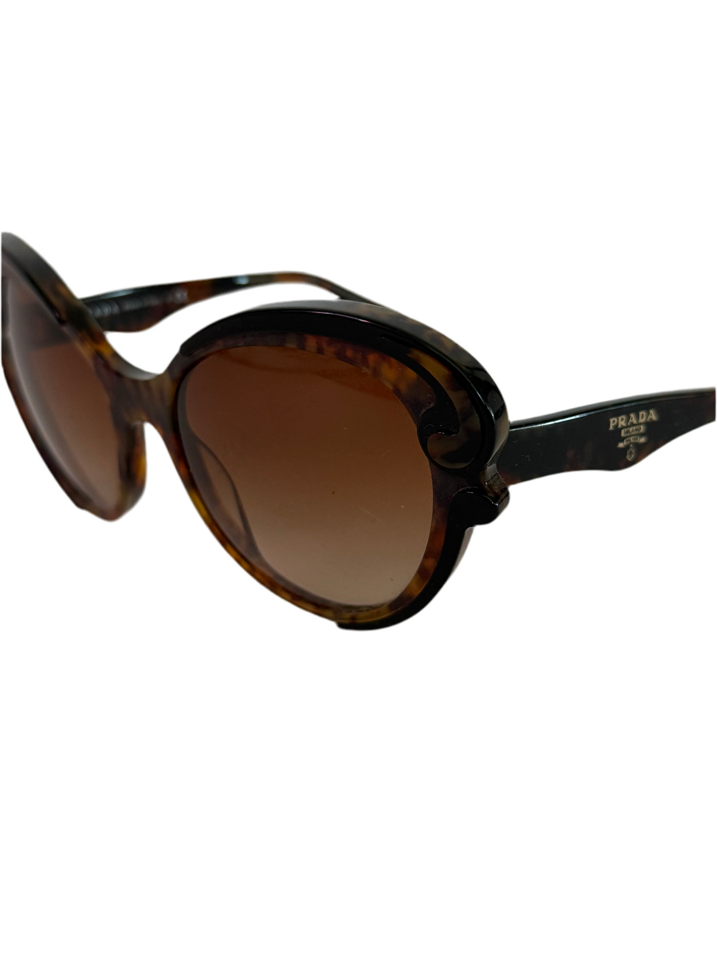 Prada Scroll Cat Eye Glasses