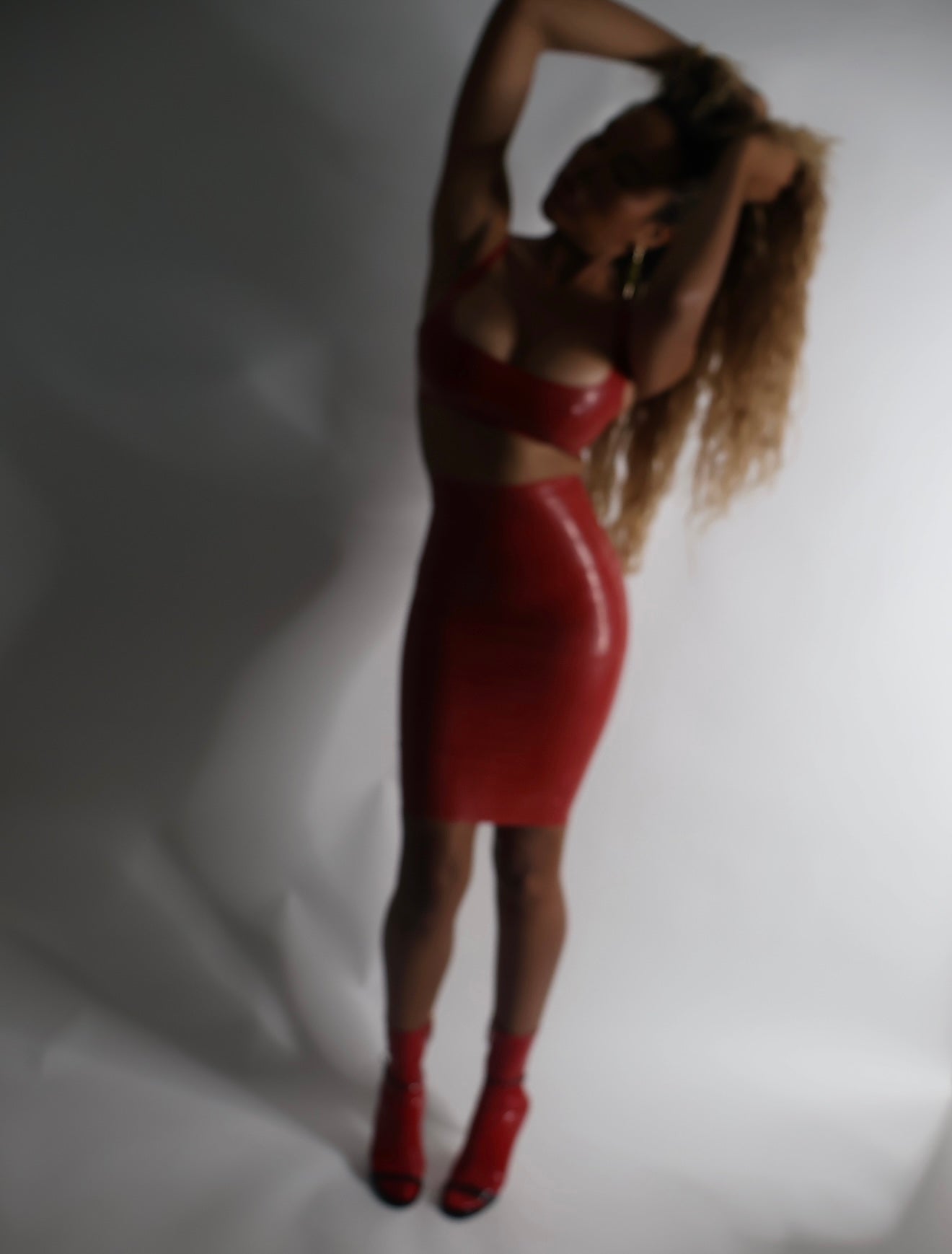House of CB Red latex set