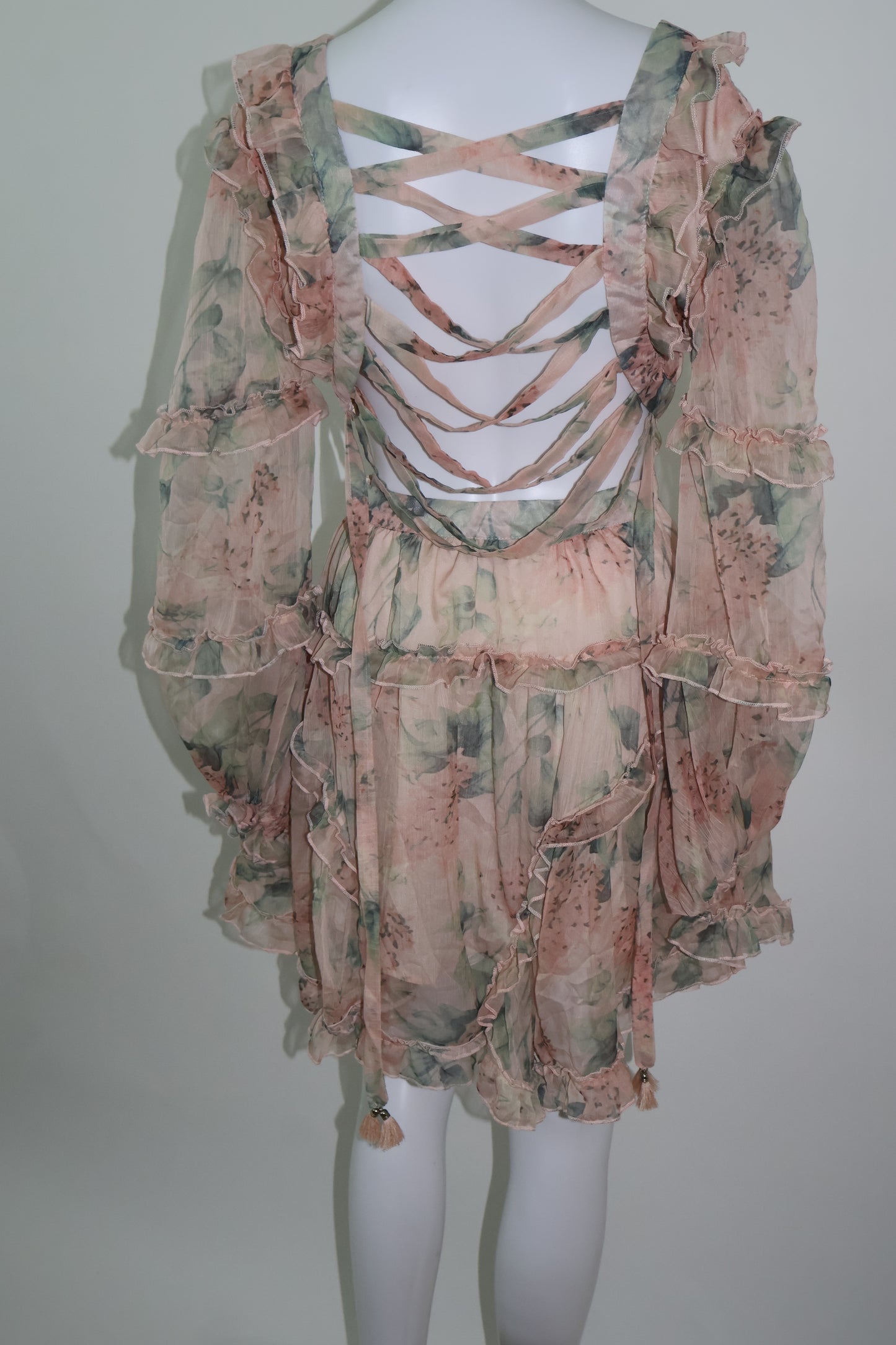 Pink flower dress