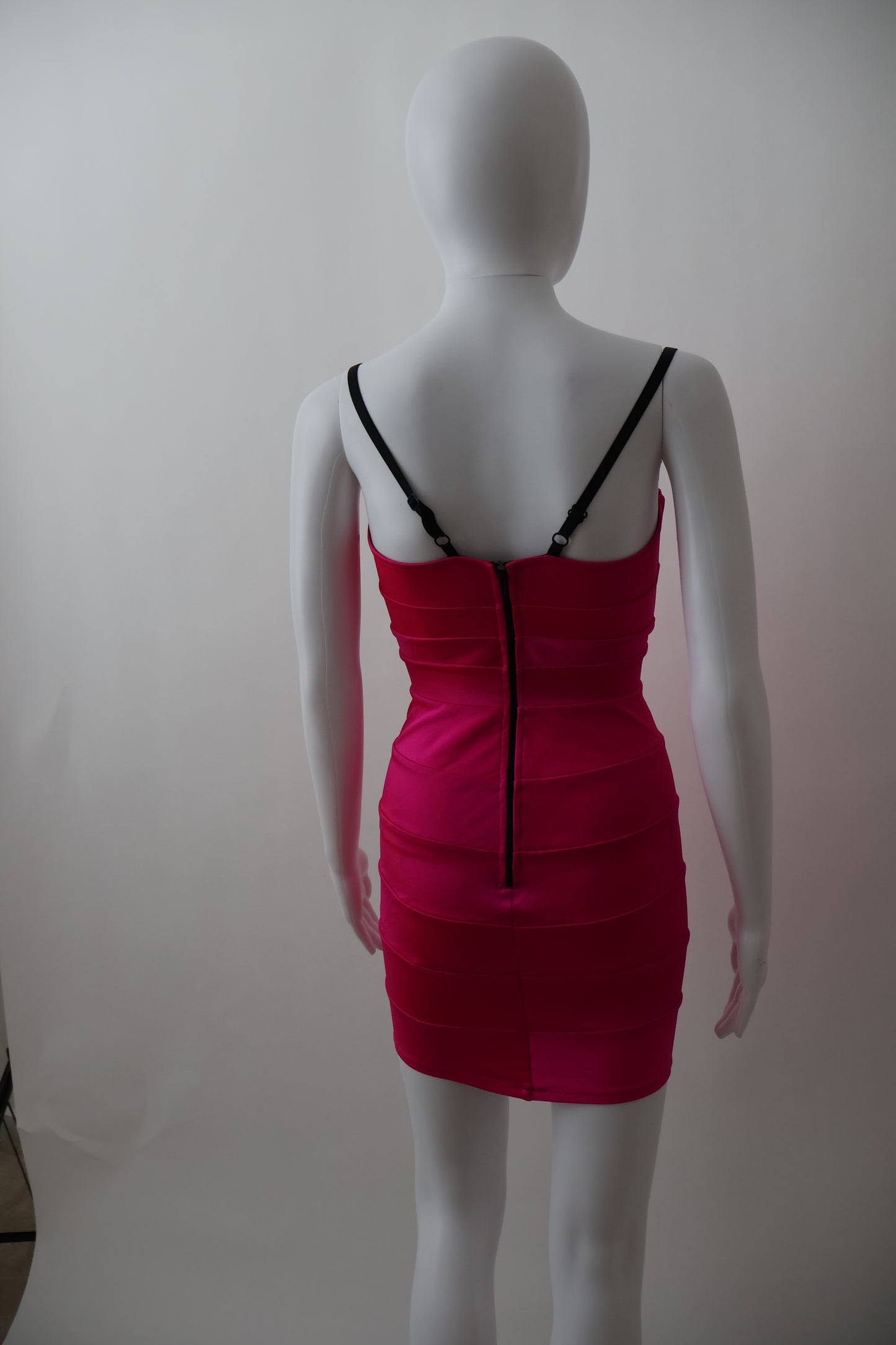 Mark Wong hot pink dress