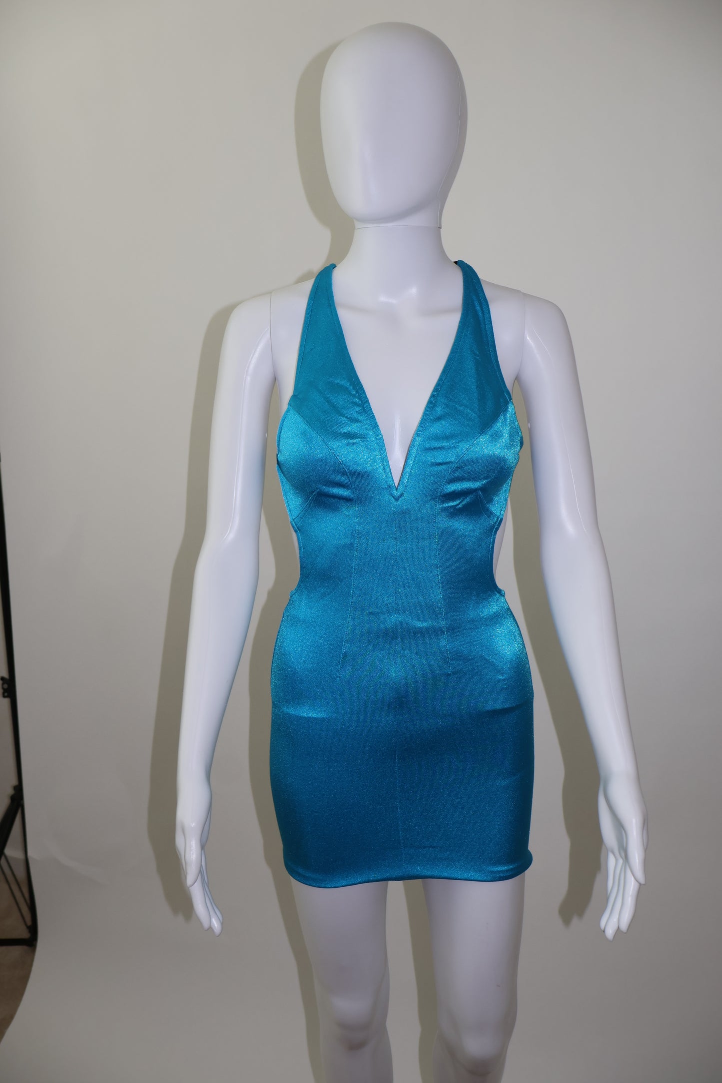 Mark Wong deep v dress