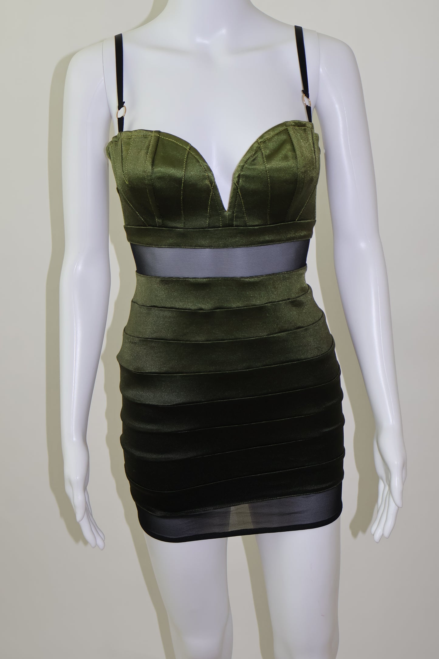Forest green mark Wong dress