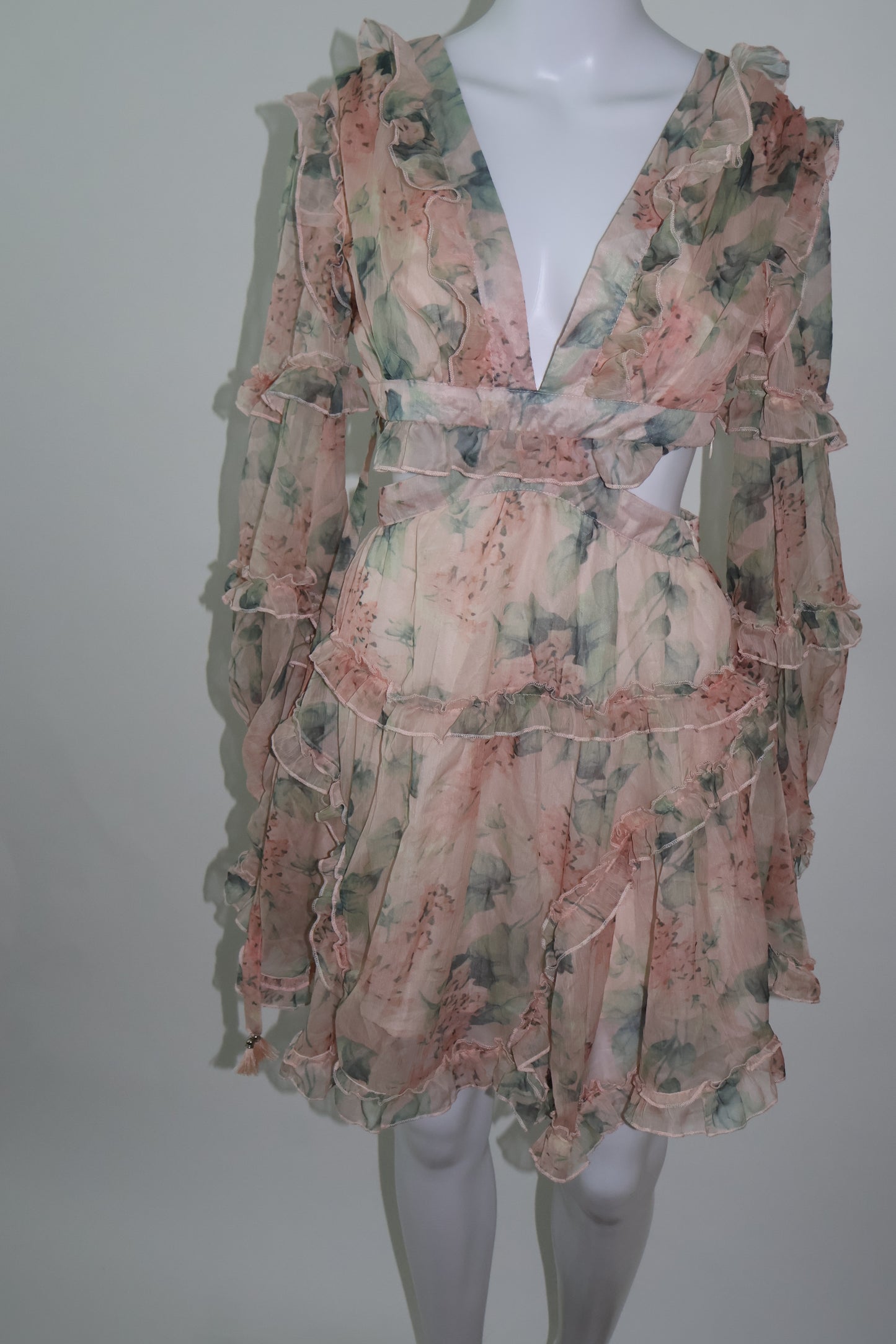 Pink flower dress