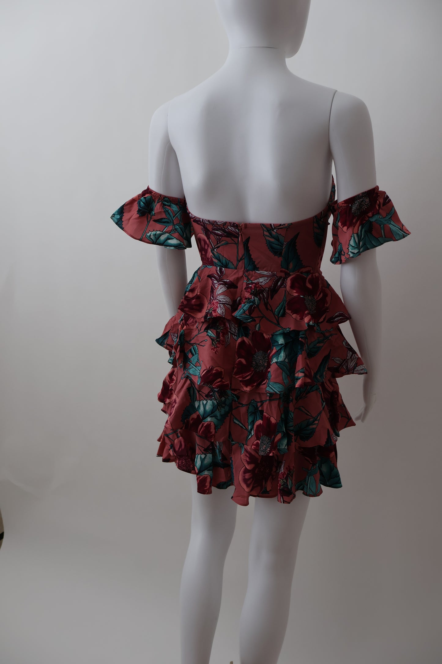 For love and lemons flower off shoulder dress