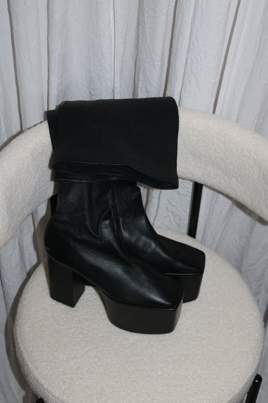 Balenciaga thigh high high boots