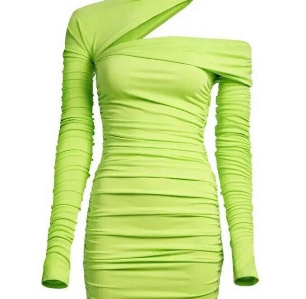 Mugler X H&M Neon Dress