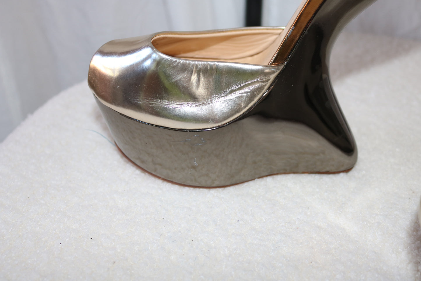 Giuseppi metallic heels