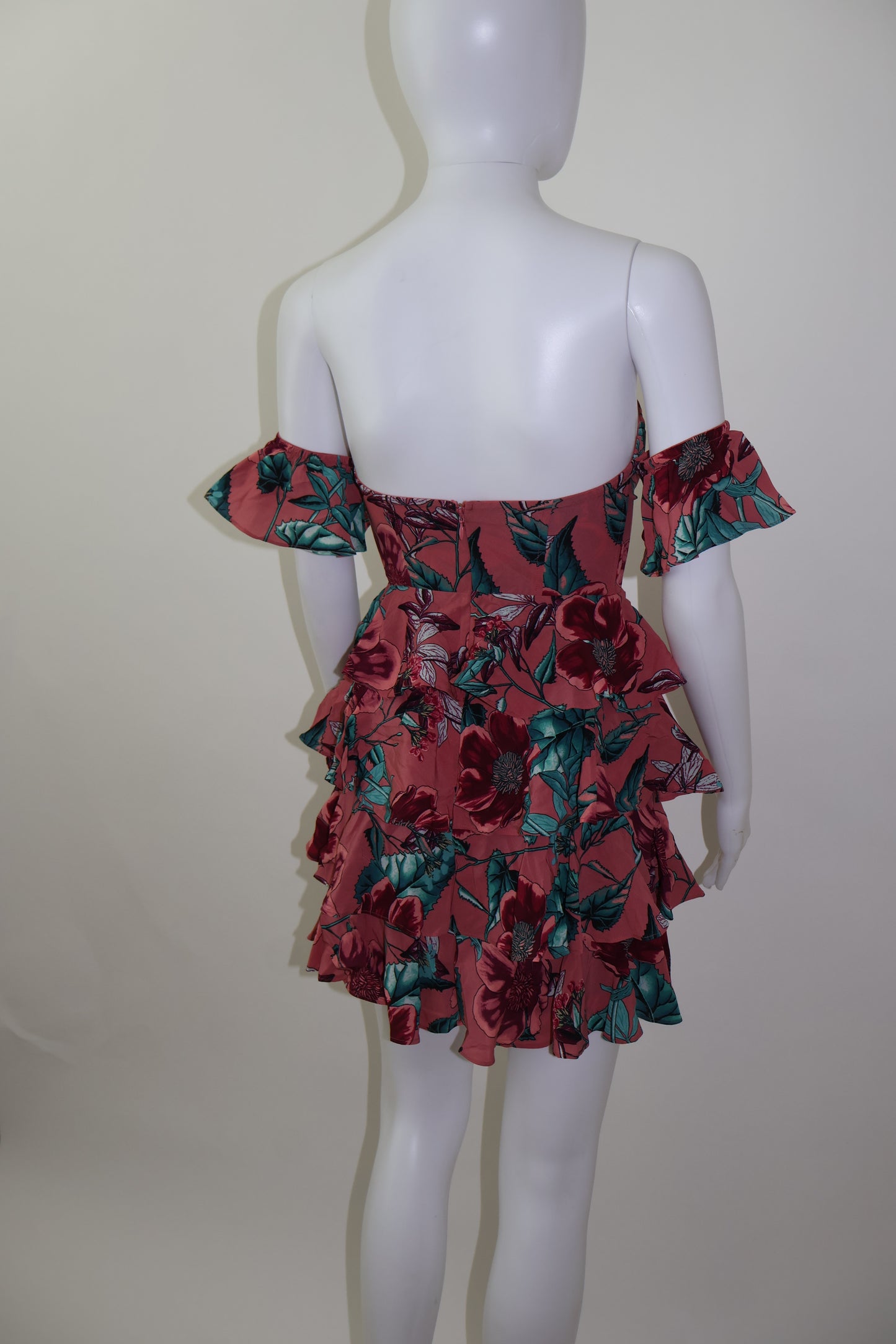 For love and lemons flower off shoulder dress
