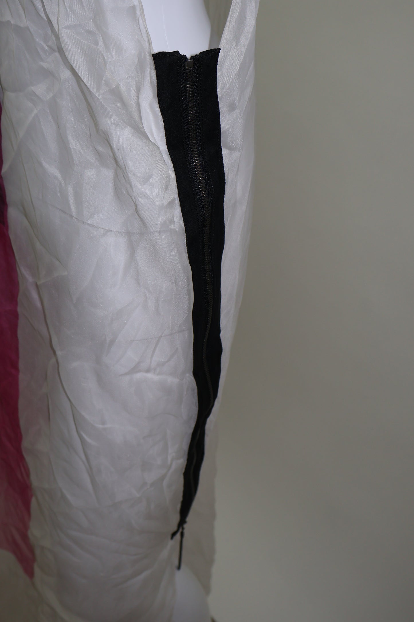 Helmet lang sheer dress