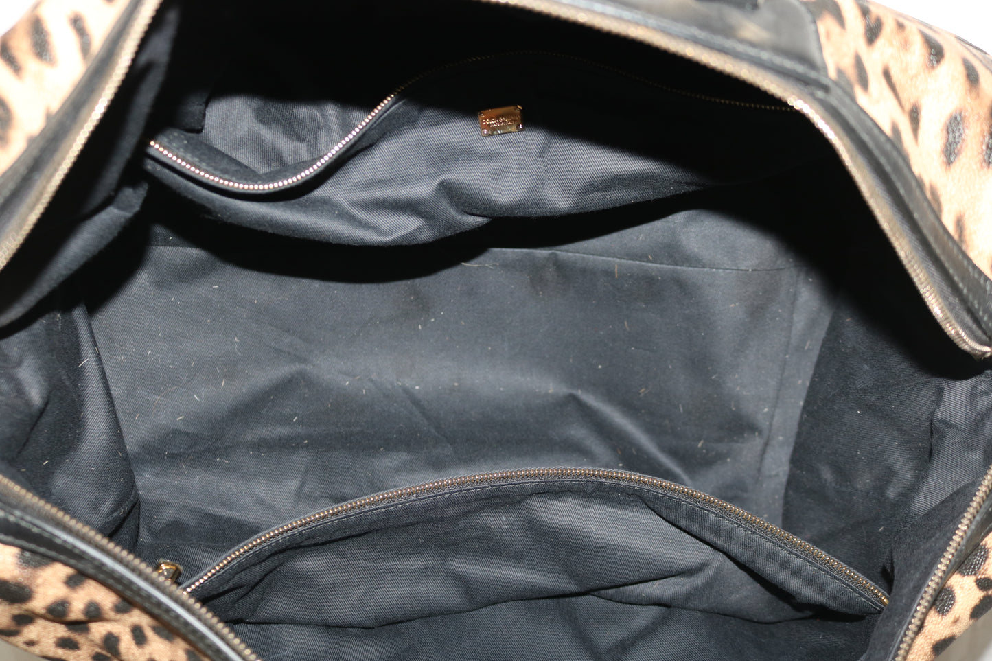 Dolce & Gabbana Leopard travel bag