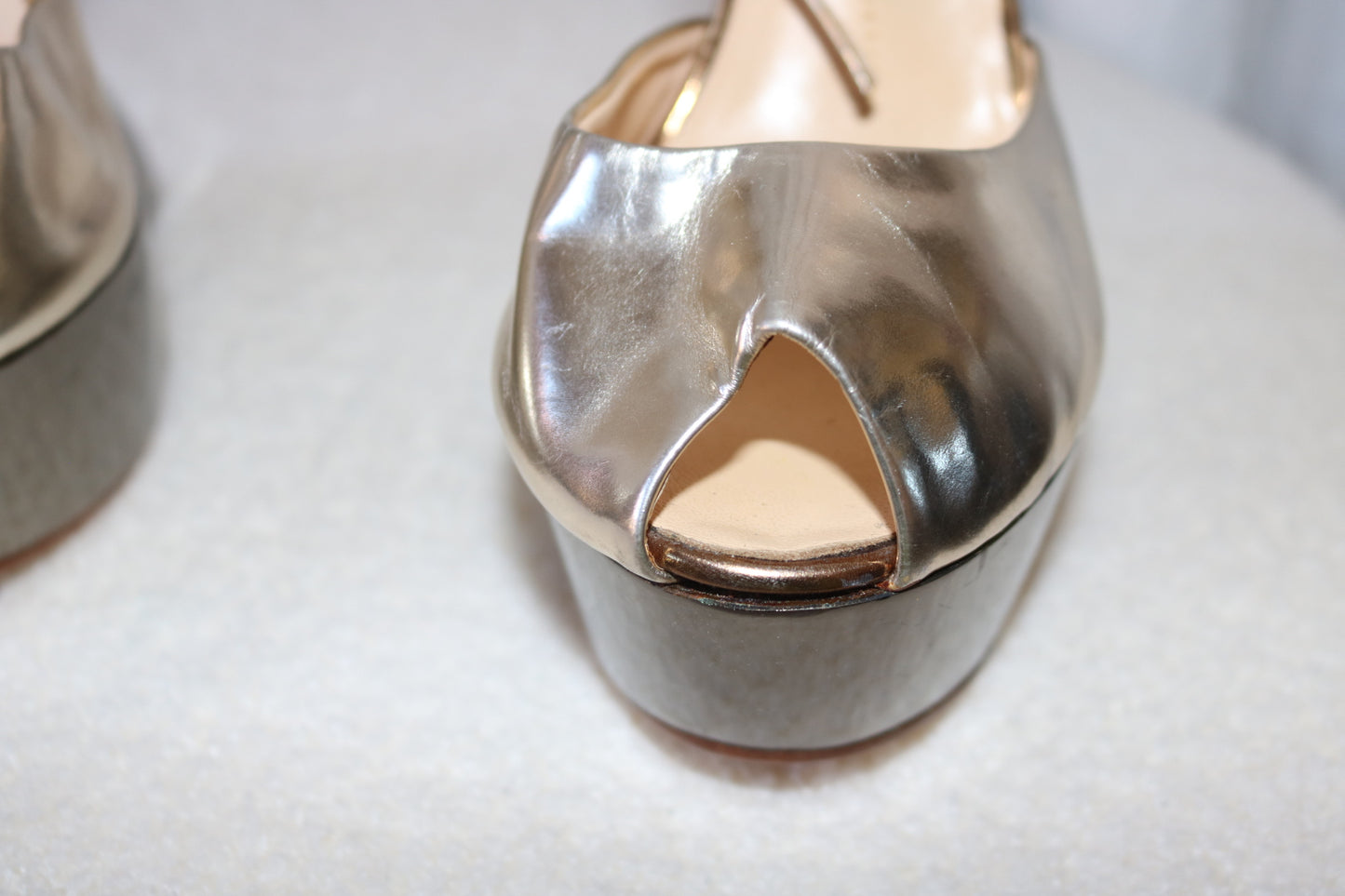 Giuseppi metallic heels