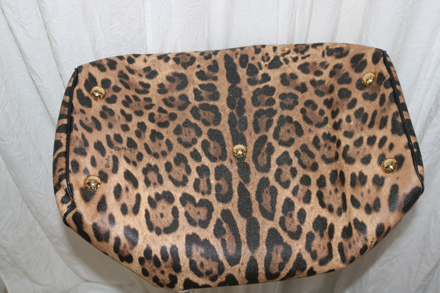 Dolce & Gabbana Leopard travel bag