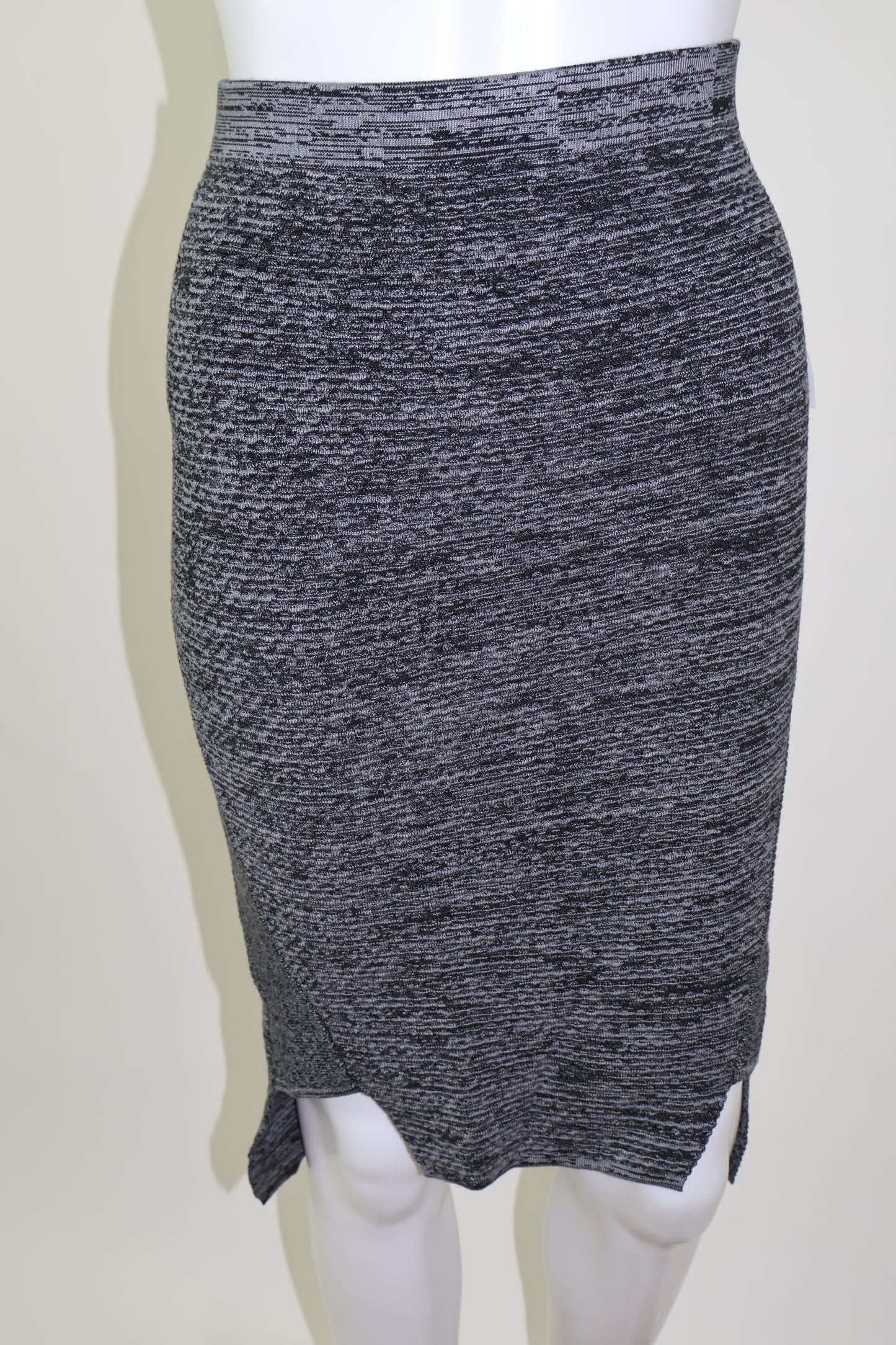 Jonathan Simkhai dark blue and light blue skirt
