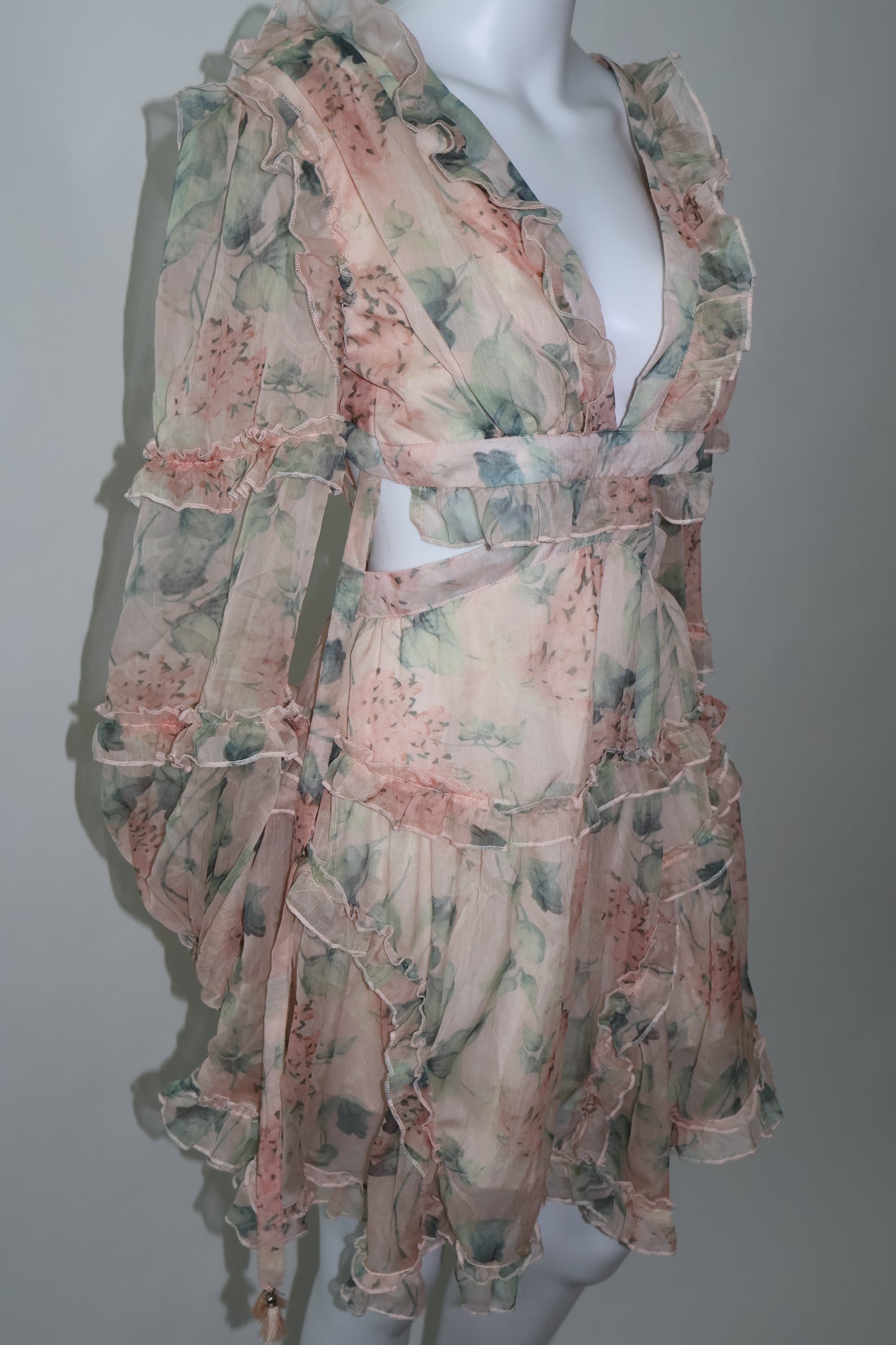 Pink flower dress