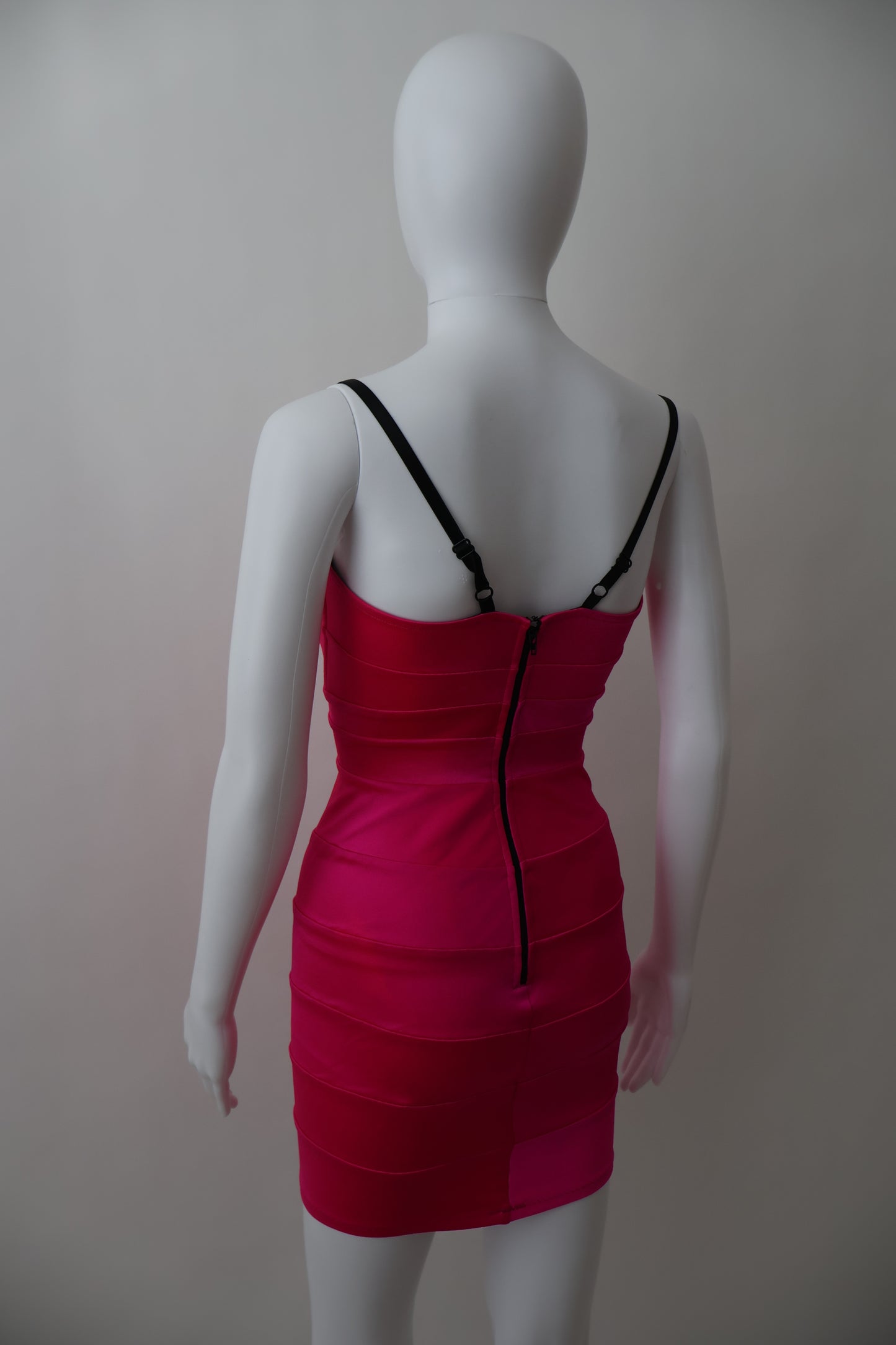 Mark Wong hot pink dress
