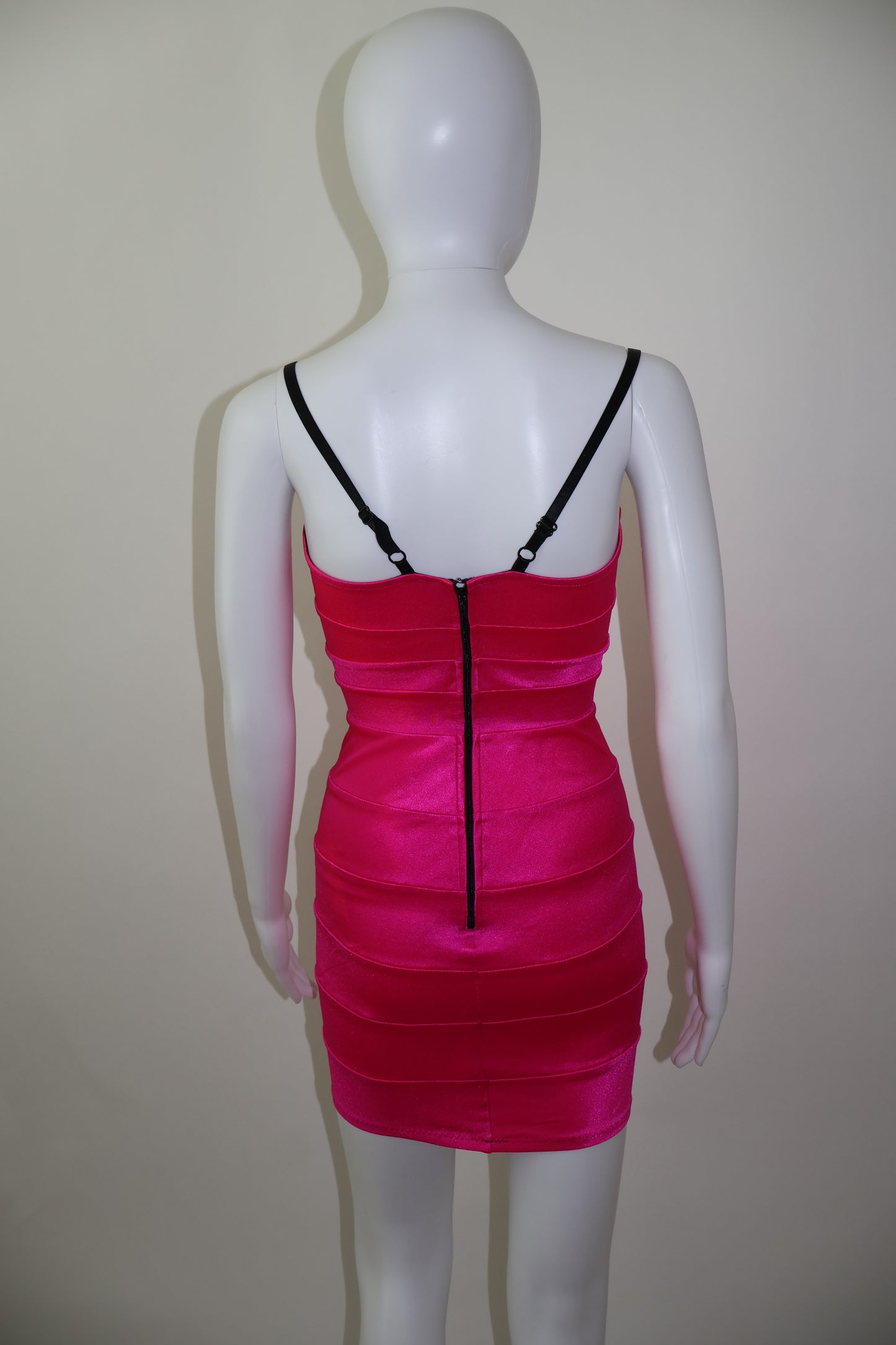 Mark Wong hot pink dress