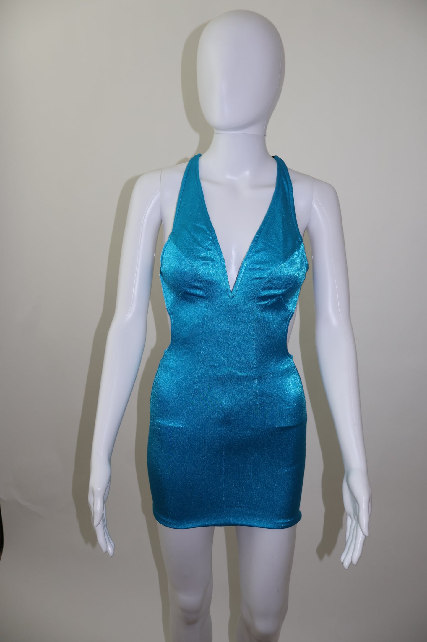 Mark Wong deep v dress