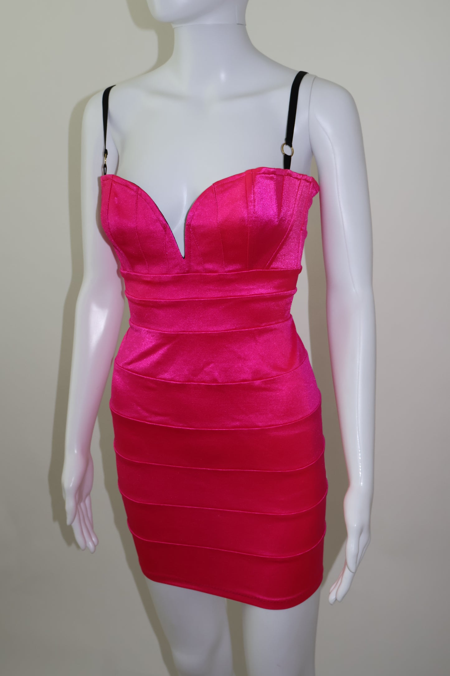 Mark Wong hot pink dress