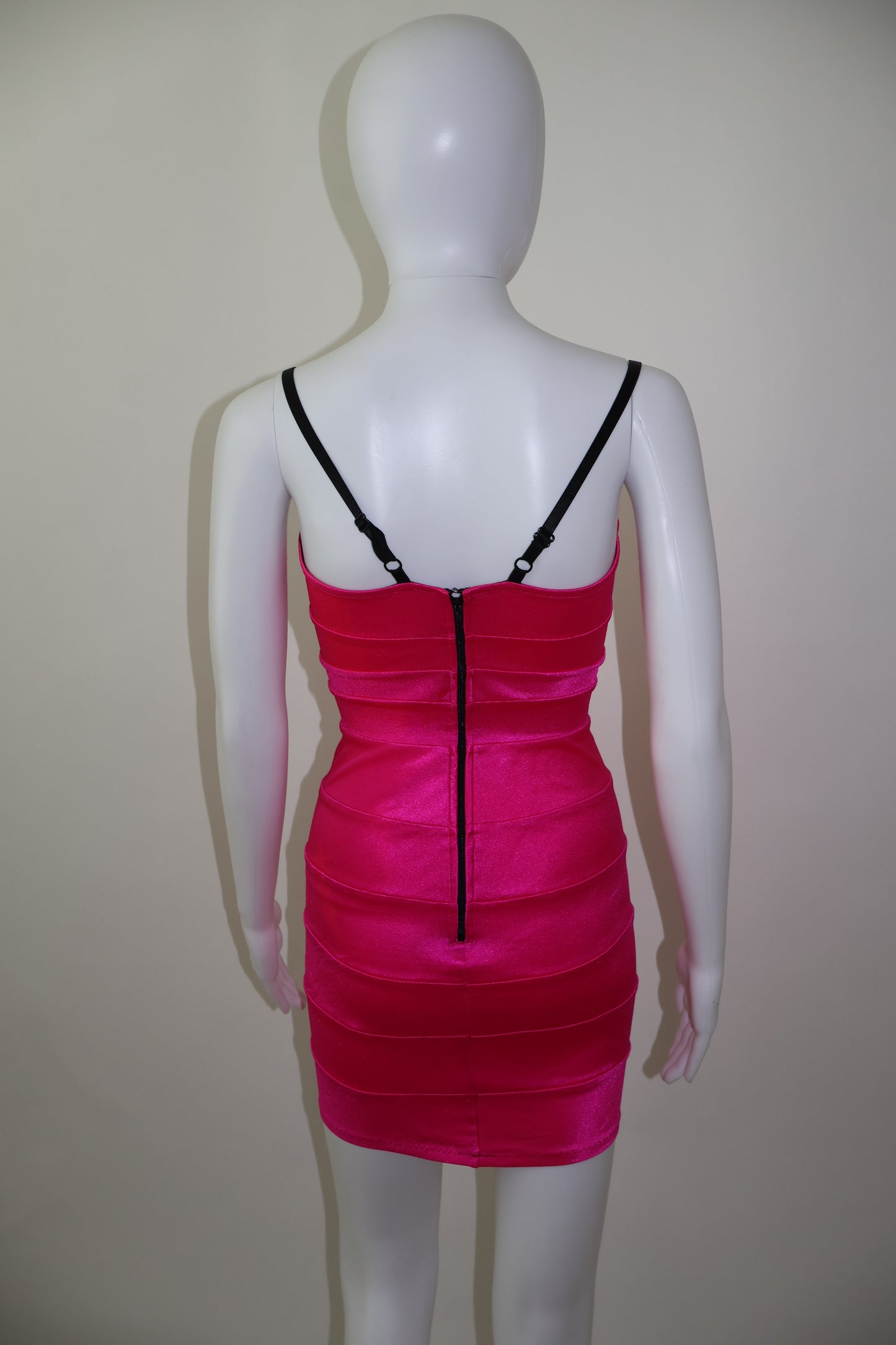 Mark Wong hot pink dress