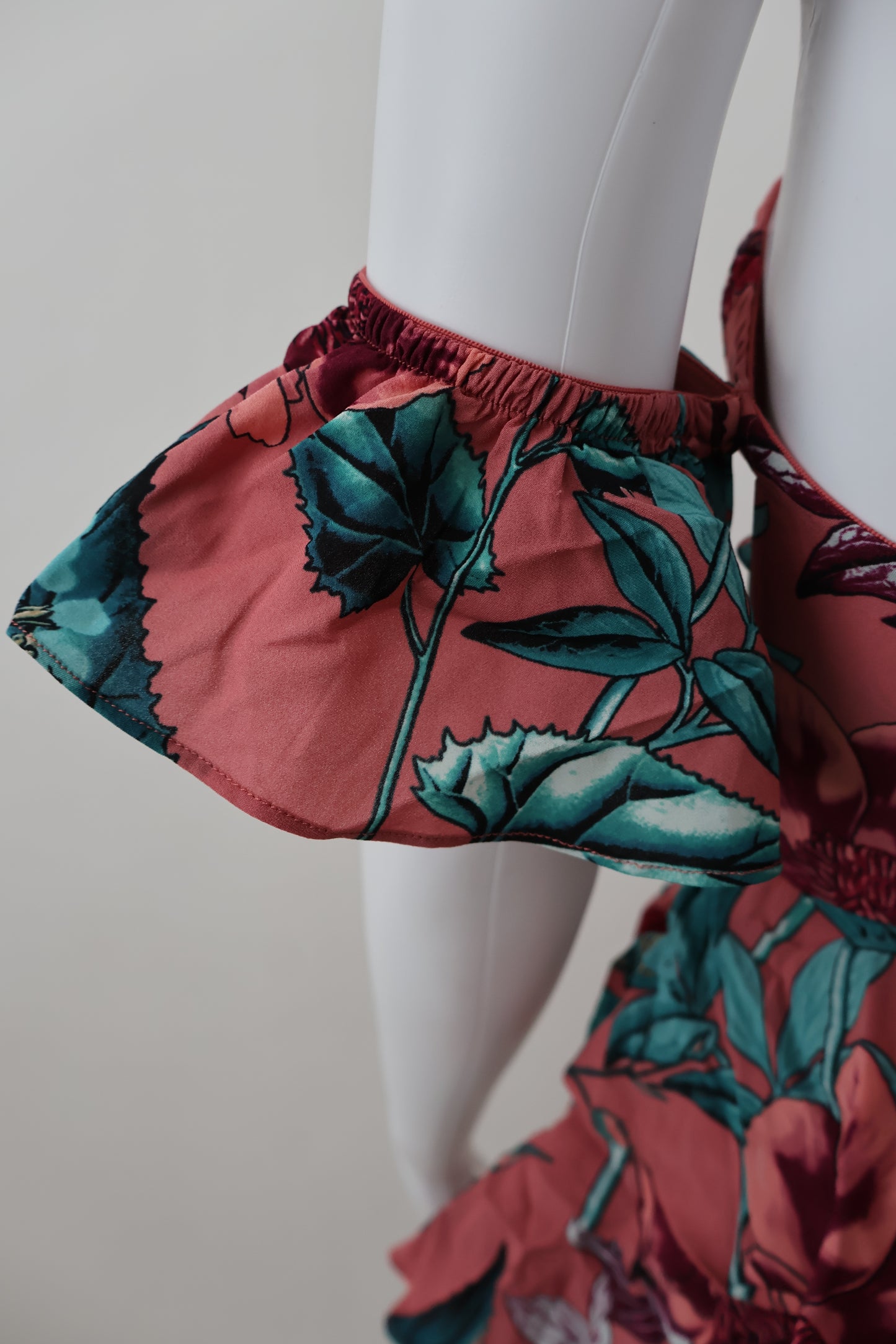 For love and lemons flower off shoulder dress