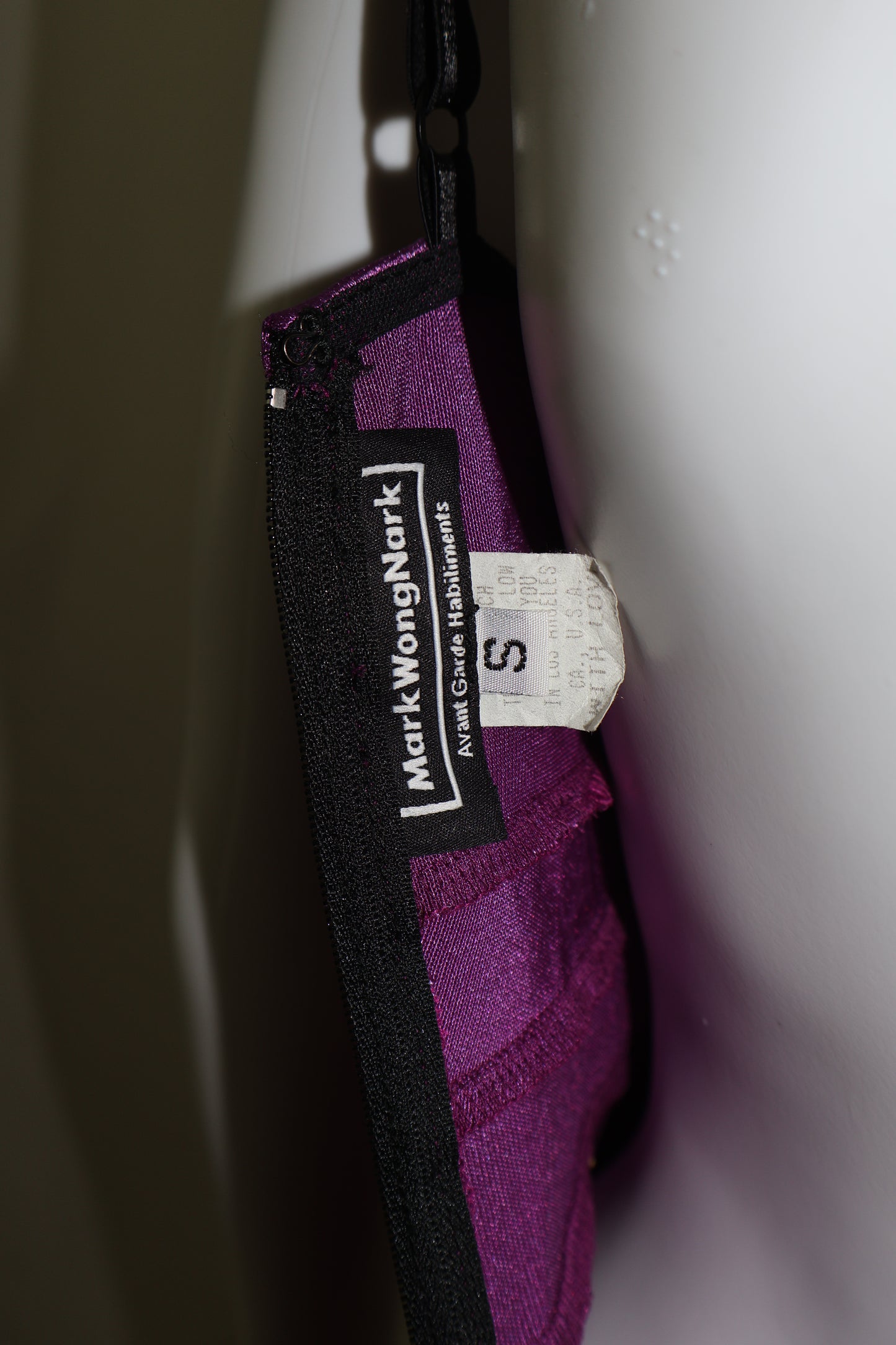 Mark Wong purple dress