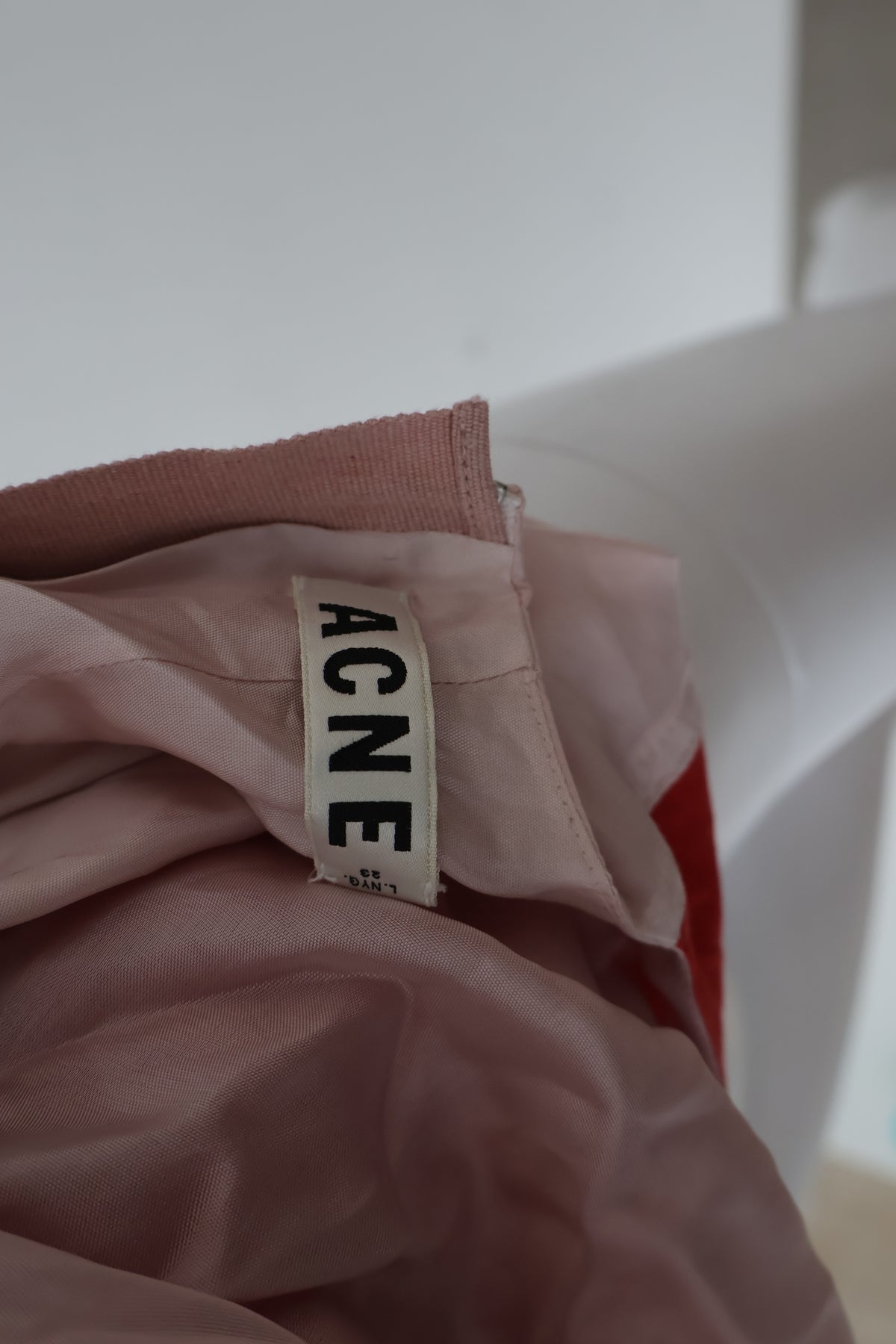 Acne Dress pink & red