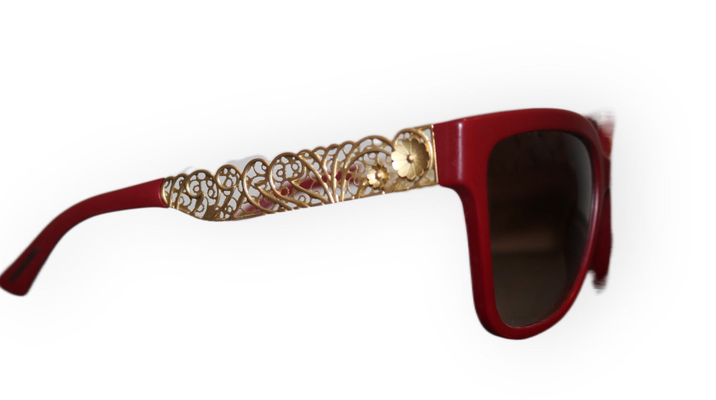 D & G Red Sunglasses