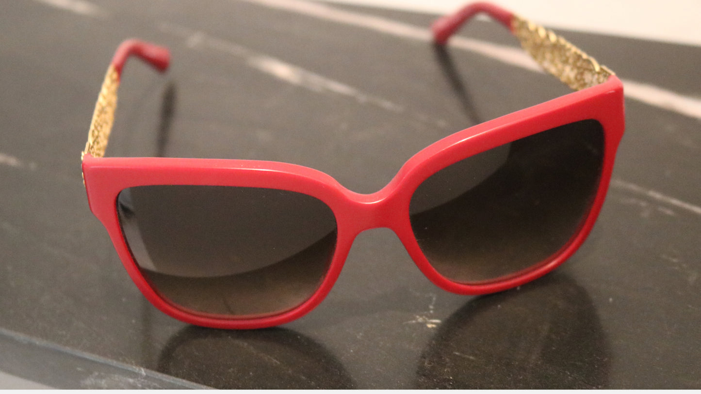 D & G Red Sunglasses