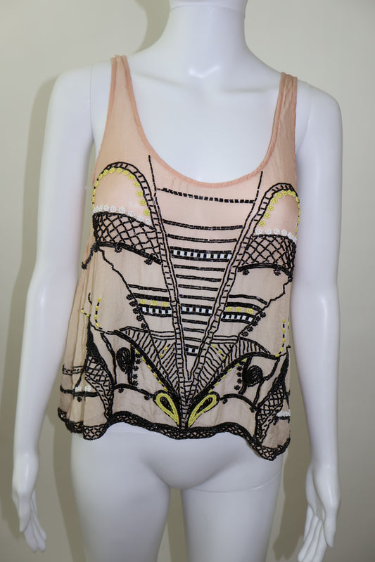 Leila shams beaded top