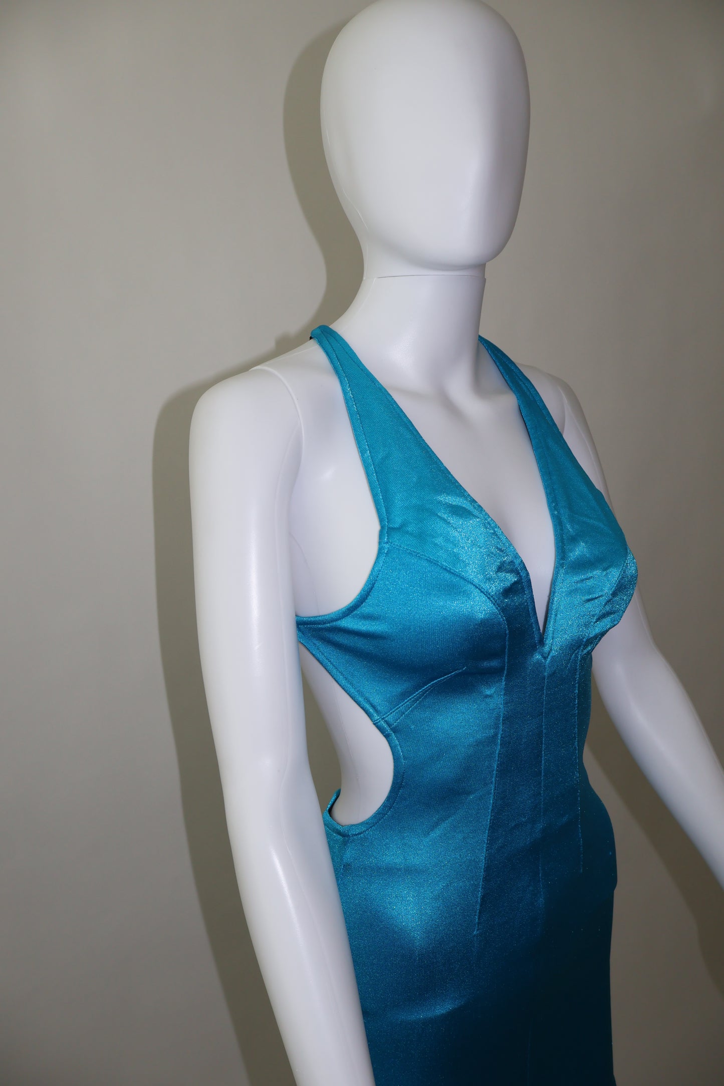 Mark Wong deep v dress