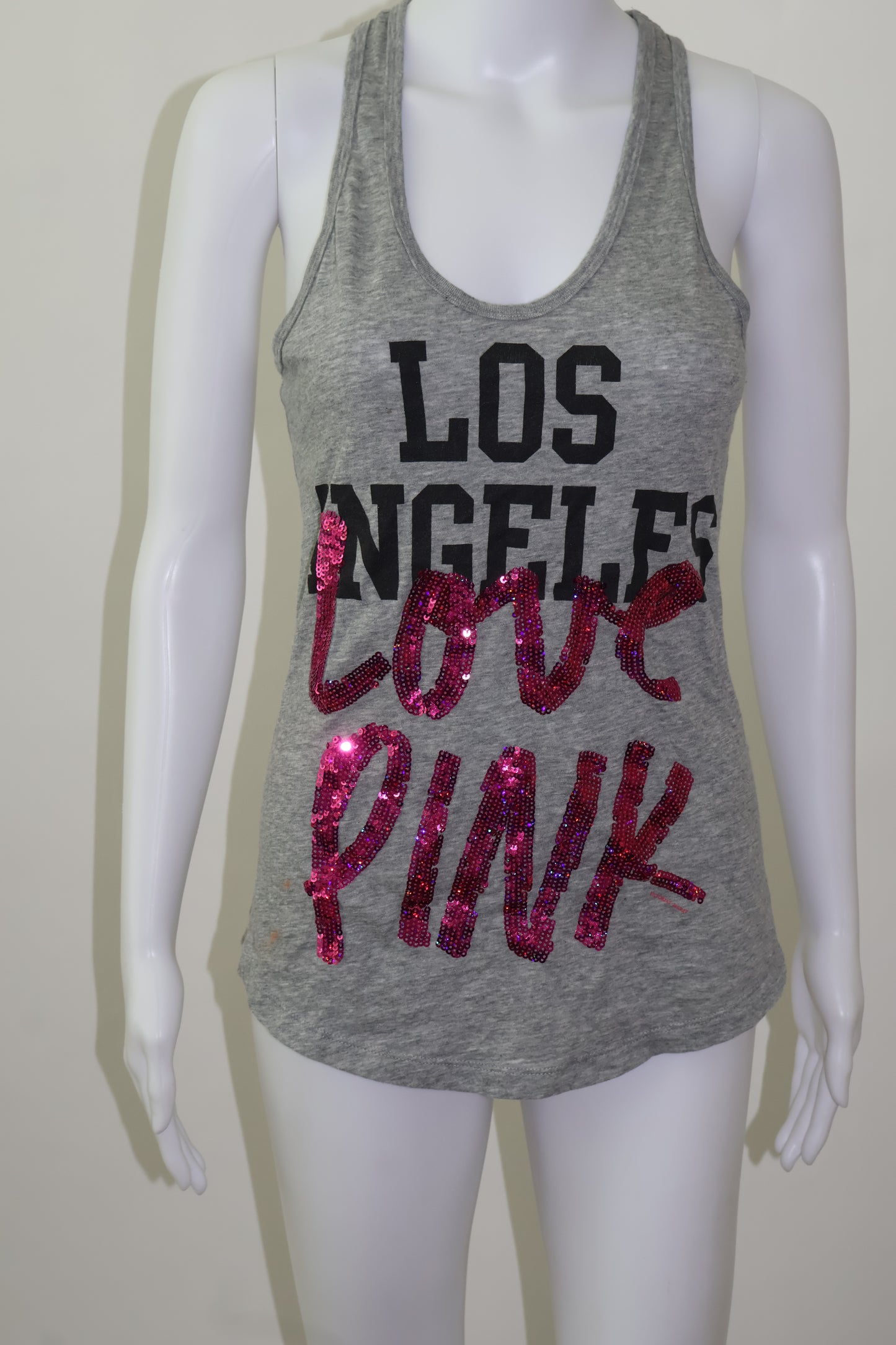 Victoria secret pink sequin tank