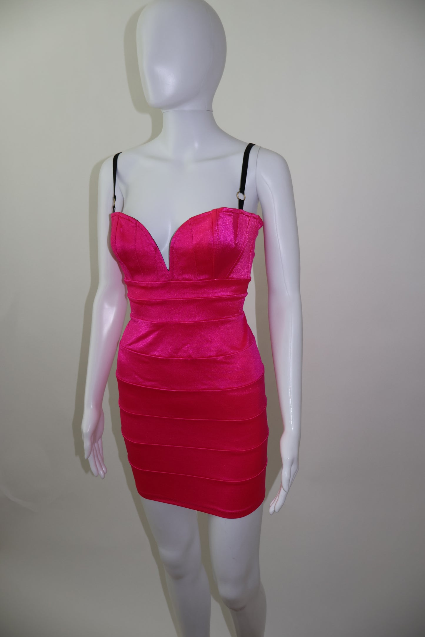 Mark Wong hot pink dress