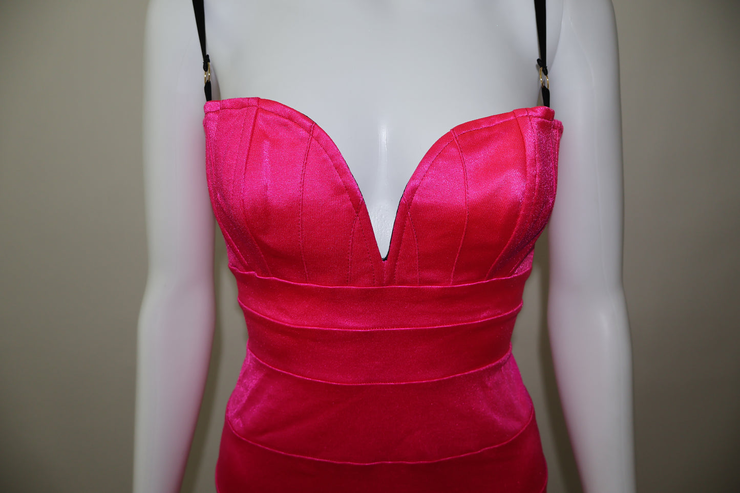 Mark Wong hot pink dress