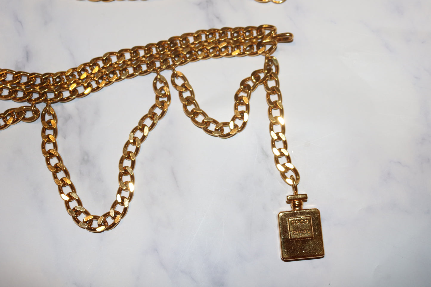 Chanel chain belt