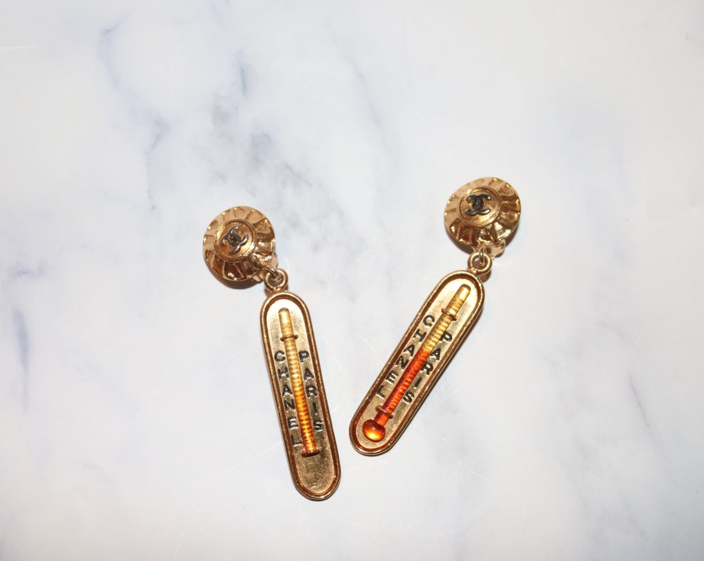 Sold Chanel Temperature earrings