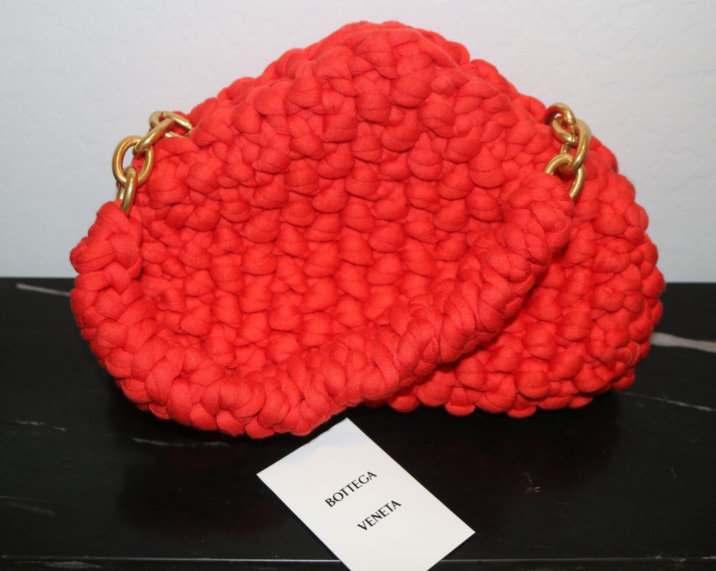 Bottega Veneta Neon Knit bag