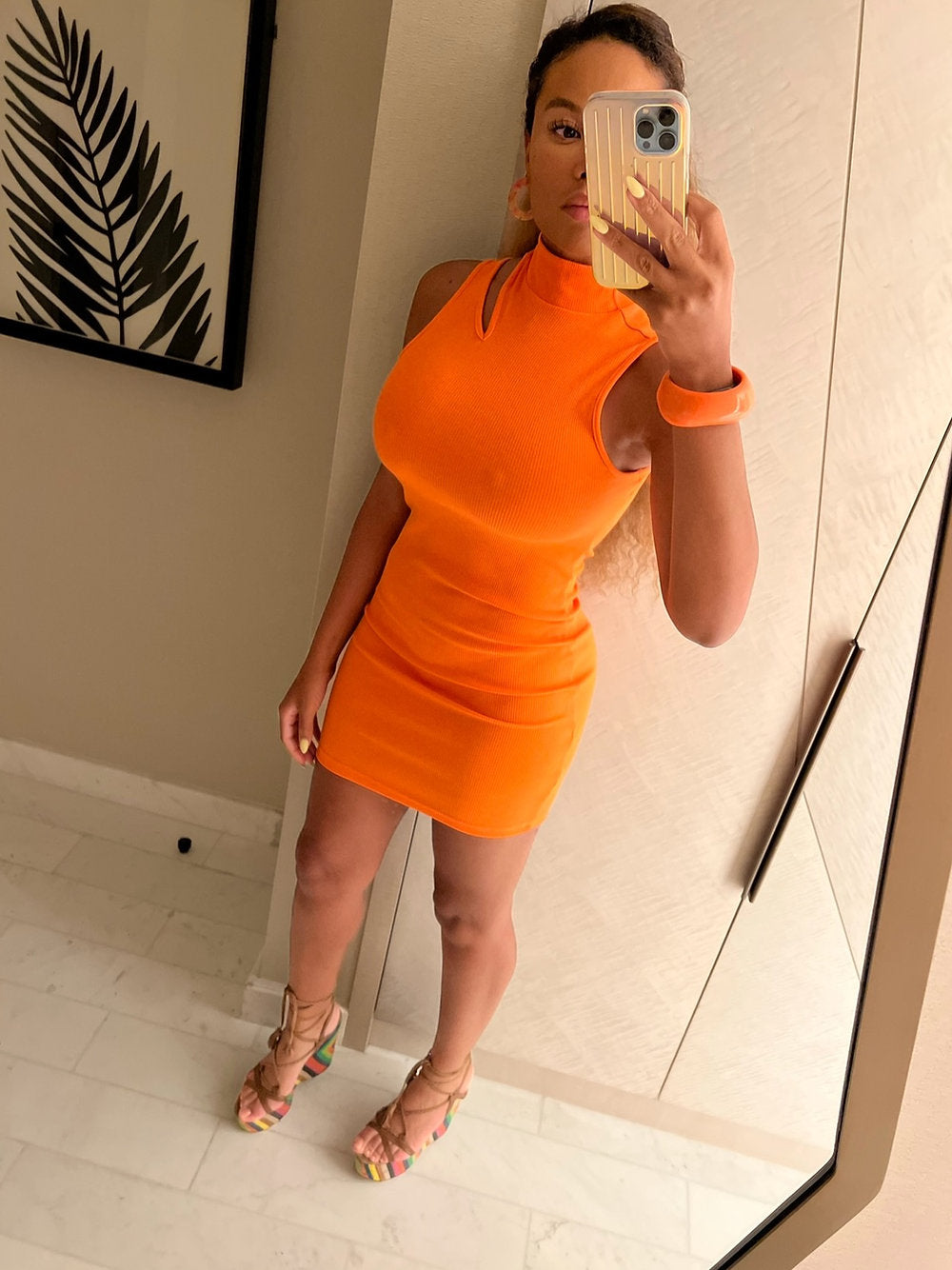 Orange Your Jealous Dress